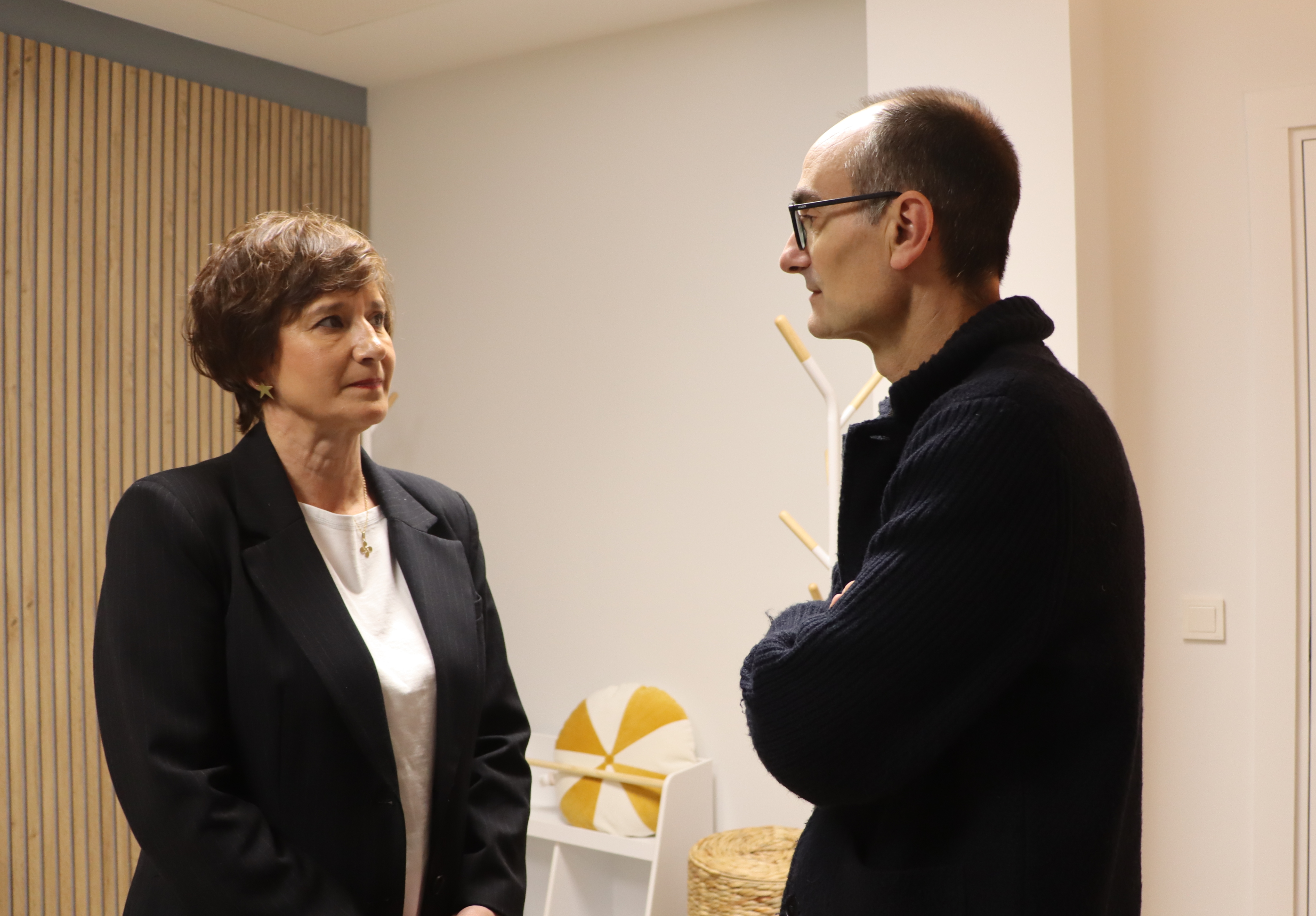 Visita institucional, esta mañana, al nuevo centro de atención a víctimas de violencia machista en Donostia