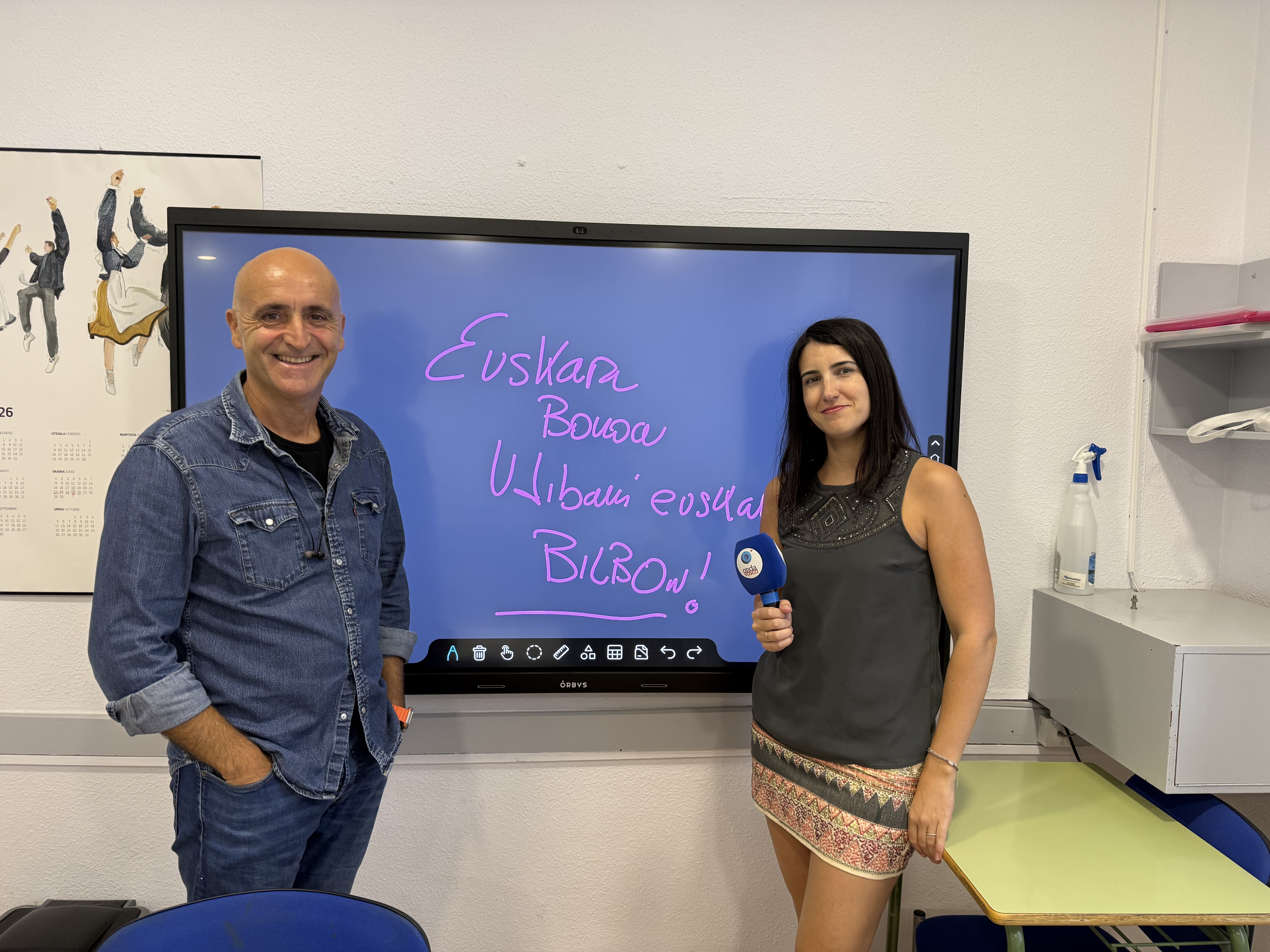 Loren Suárez, director de Ulibarri Euskaltegia