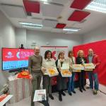 Presentación del XX Roscón Solidario en la sede de Cáritas en Bilbao