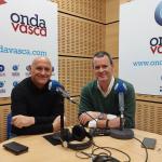 Entrevista a Urbano García en los estudios de Onda Vasca