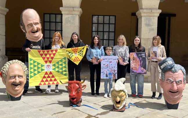 Presentación, ayer en Beasain, de Loinatz Jaiak 2024
