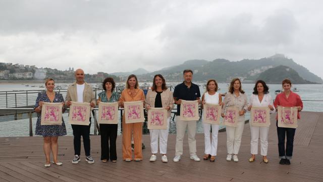 presentación de la campaña contra las agresiones sexistas en Semana Grande