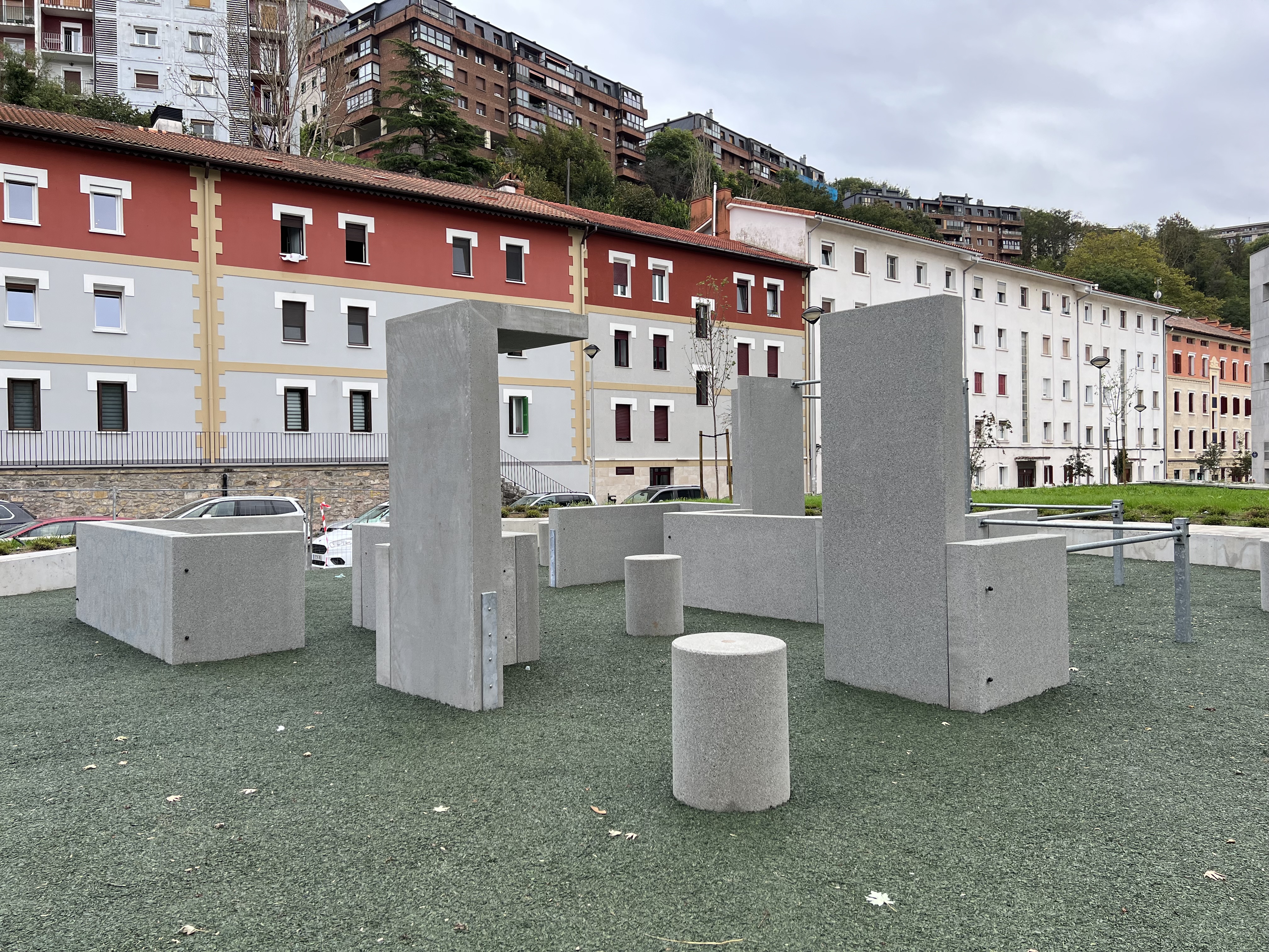 Pista de parkour en Benta Berri