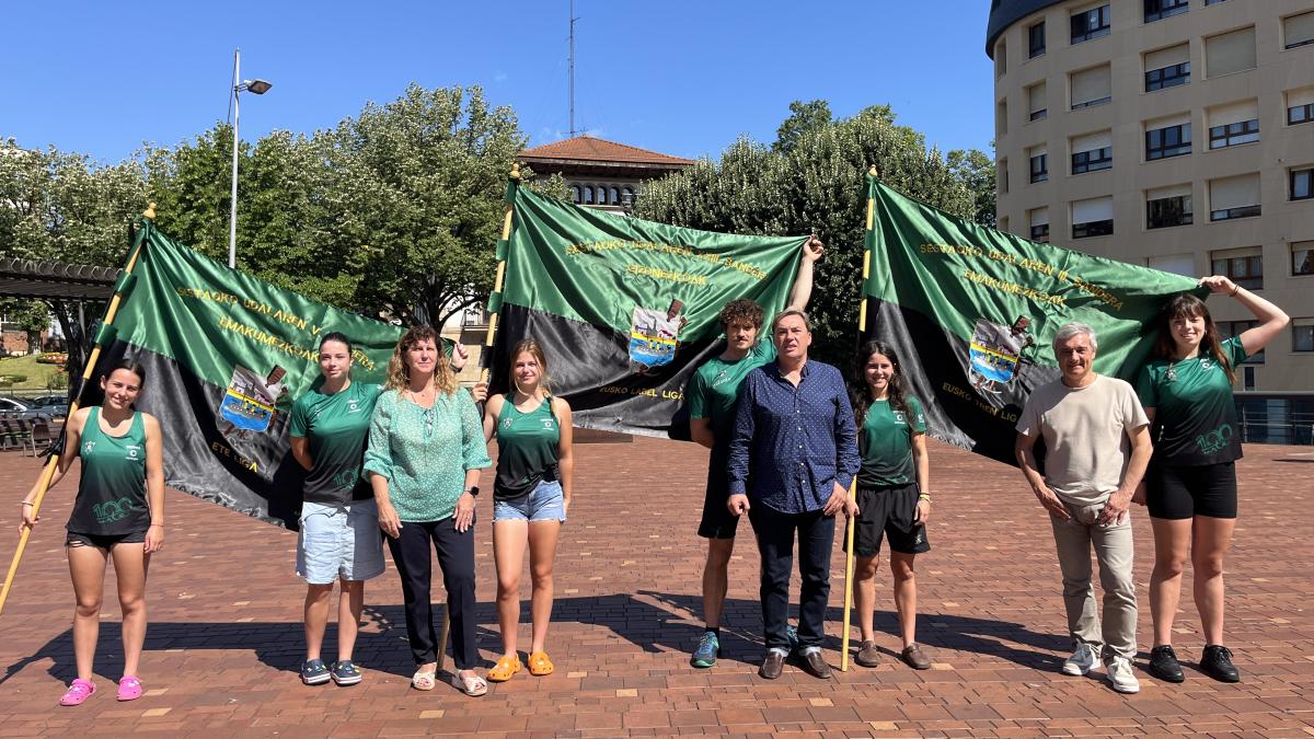 Presentación oficial de las Banderas Ayuntamiento de Sestao 