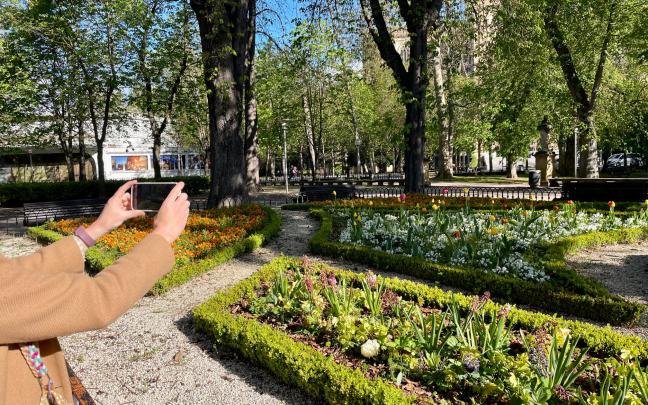 Casi 6.000 plantas florecen en Gasteiz con la llegada de la primavera. Foto: Ayuntamiento de Gasteiz
