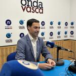 Imanol Pradales en los estudios de ONDA VASCA
