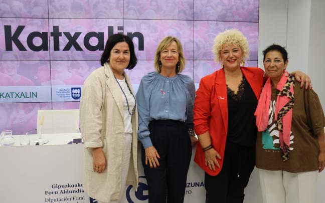 Presentación, esta mañana, de la nueva campaña de Katxalin