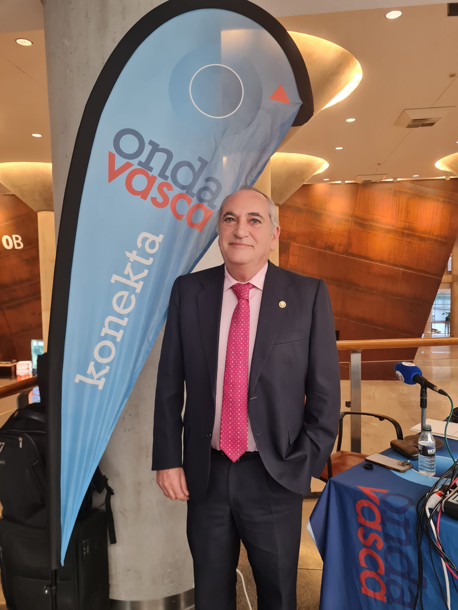 Iñaki Arriola en el Palacio de Euskalduna. ONDA VASCA