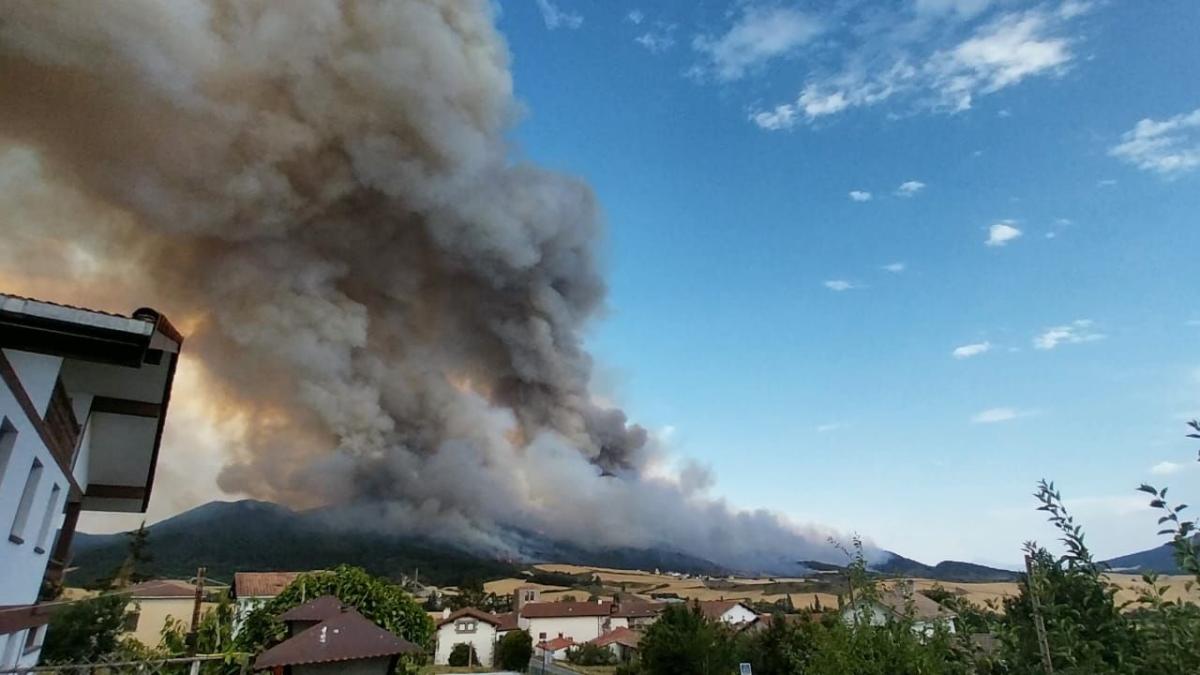 Incendio de Ezcabarte. DNN