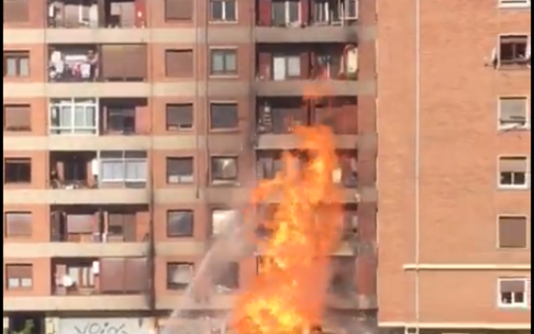 El incendio se ha originado en torno a las 9 y media de esta mañana