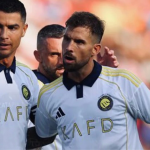 Iñigo Martínez junto a Cristiano Ronaldo en imagen en un partido con el Al-Nassr. Foto: Al-Nassr