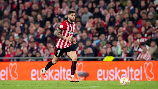 Iñigo Martínez durante un partido de Copa con el Athletic / Athletic Club Iñigo Martínez durante un partido de Copa con el Athletic / Athletic Club