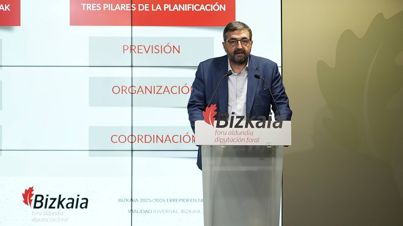 Carlos Alzaga, diputado de infraestructuras. Diputación Foral de Bizkaia
