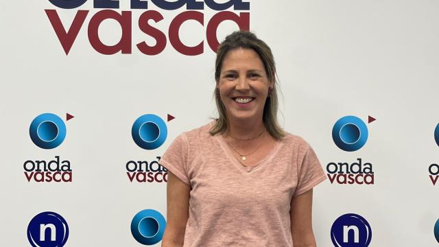 Itziar Aguinagalde, alcaldesa de Berango, en los estudios de Bilbao.