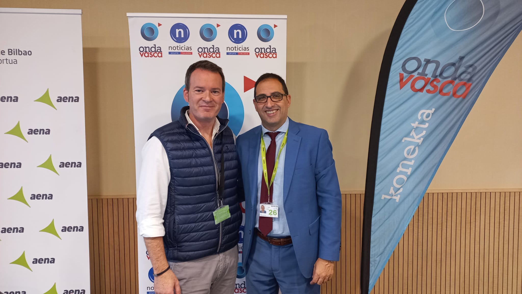 Iván Grande, director del aeropuerto de Bilbao en ONDA VASCA