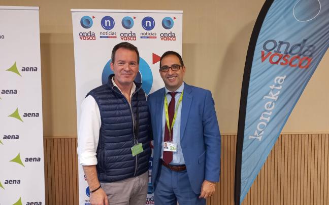 Iván Grande, director del aeropuerto de Bilbao en ONDA VASCA
