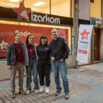 Representantes de la cooperativa Izarkom