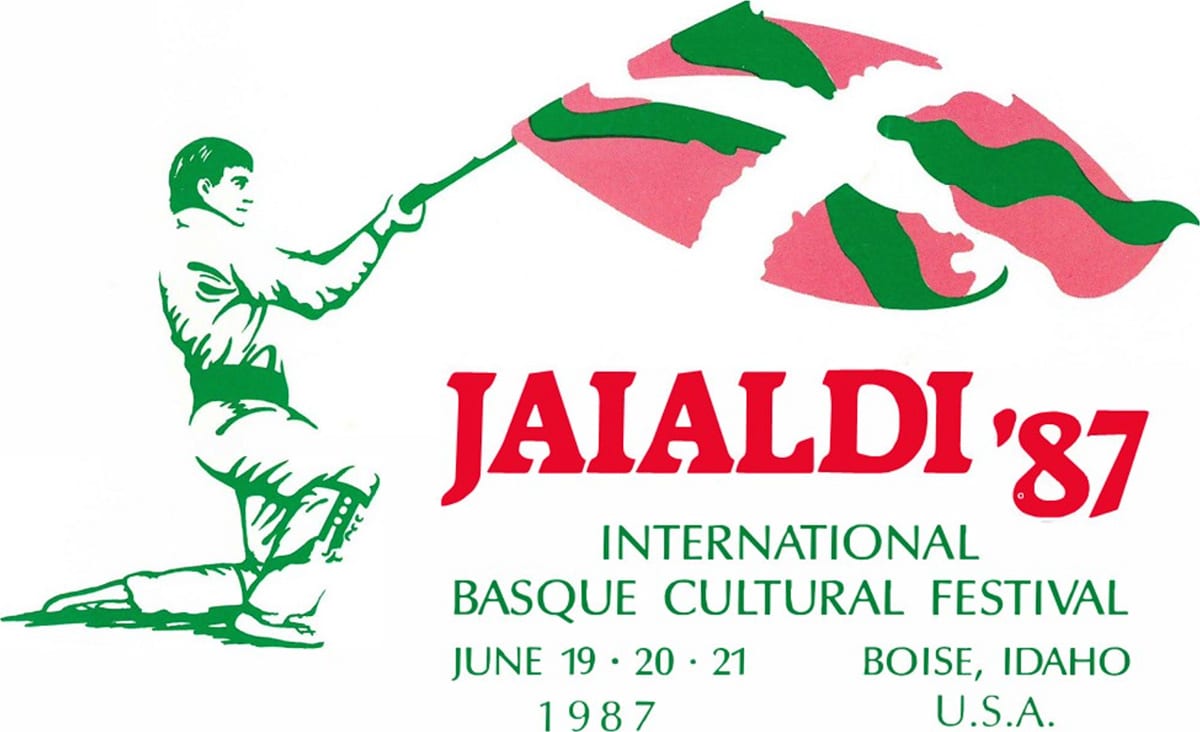 Cartel del Jaialdi de Boise 1987.
