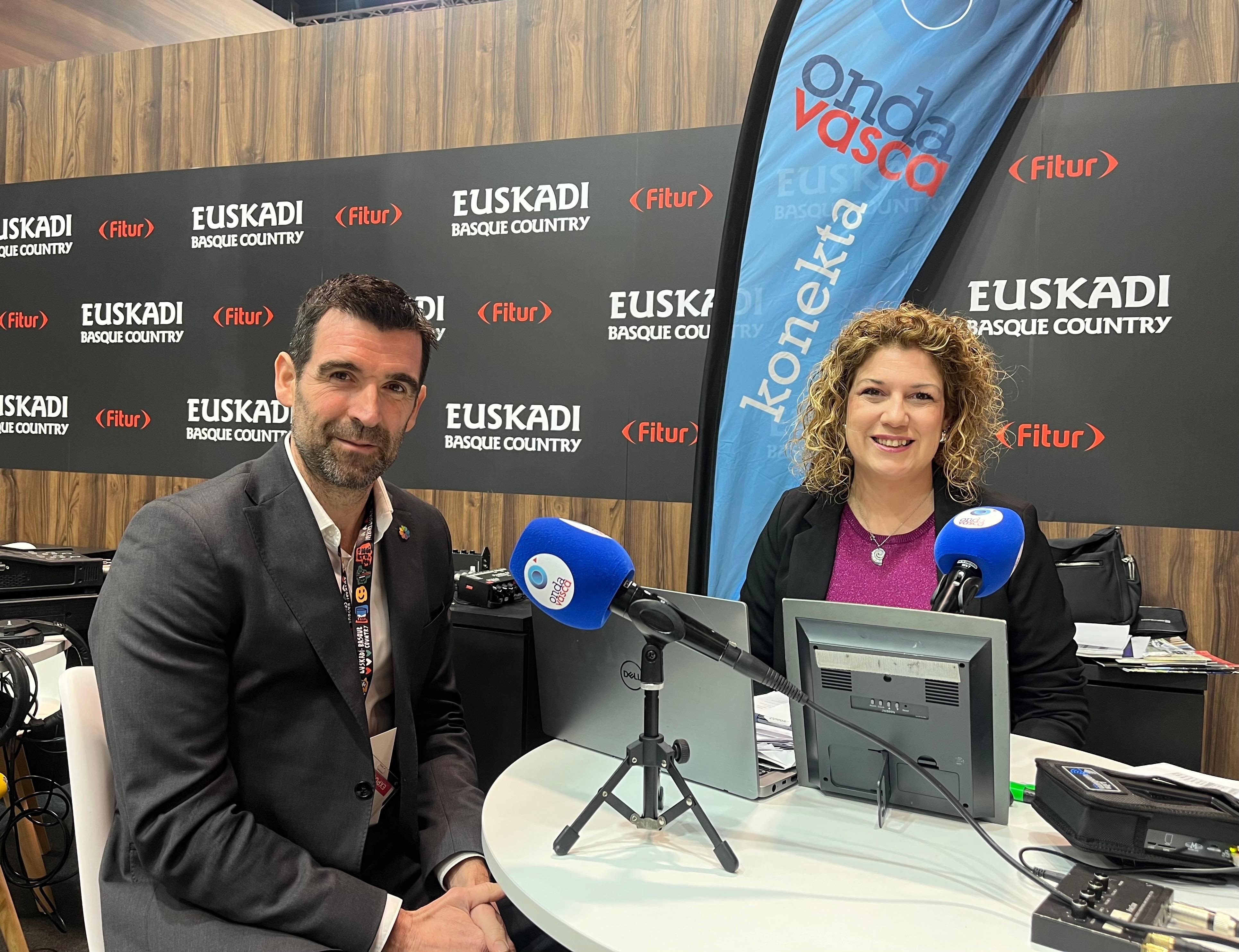 El viceconsejero de Turismo y Comercio del Gobierno Vasco, Jakes Aguirrezabal. OV