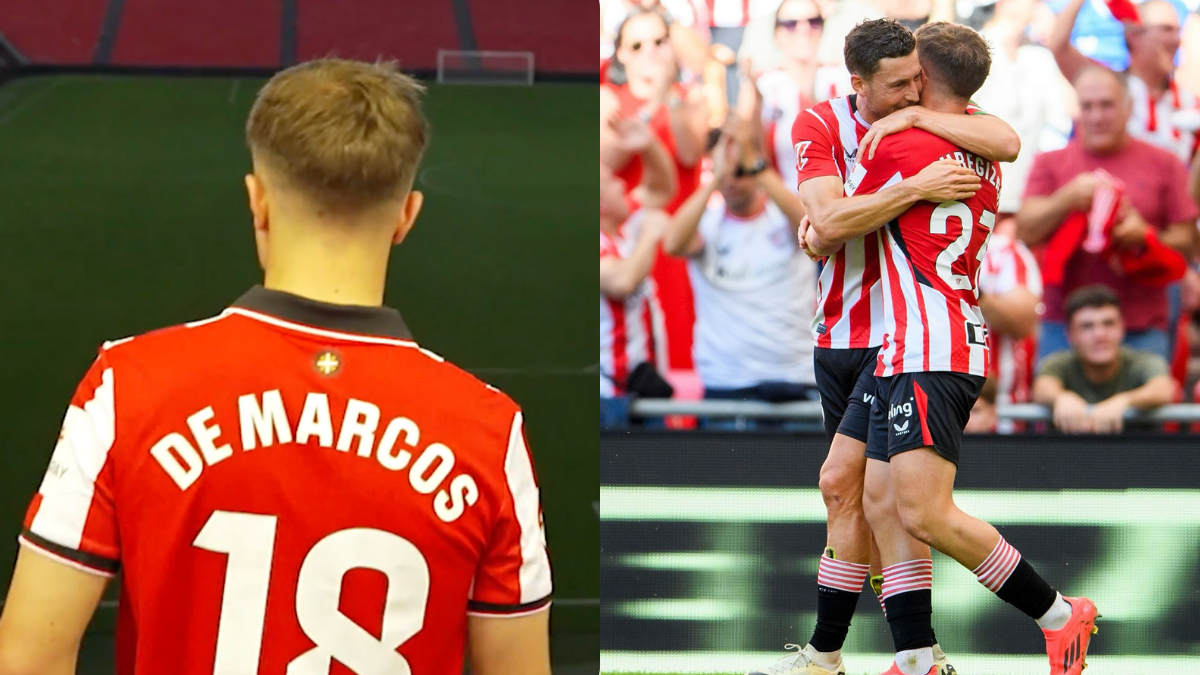 Mikel Jauregizar y Óscar De Marcos en imagen. Foto: Athletic Club