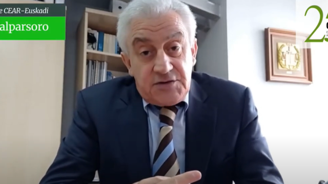 Javier Galparsoro, presidente de ZEHAR-Errefuxiatuekin. YOUTUBE ZEHAR