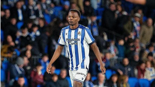Job Ochieng fue el mejor ayer en Elche. RUBEN PLAZA