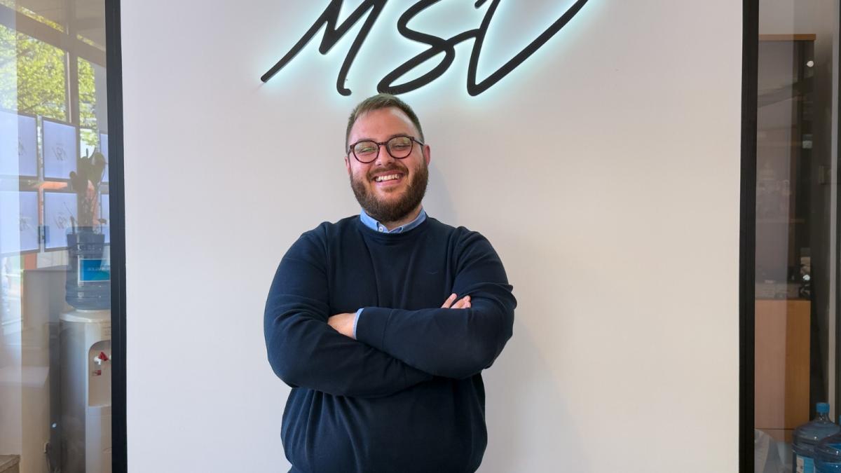 Jon Ander Hernández Paz, director y fundador de Grupo MSV, lidera el equipo especializado en el mercado inmobiliario de Bizkaia