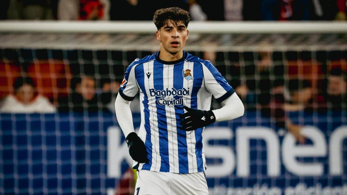 Jon Martín, importante baja para el domingo. REAL SOCIEDAD