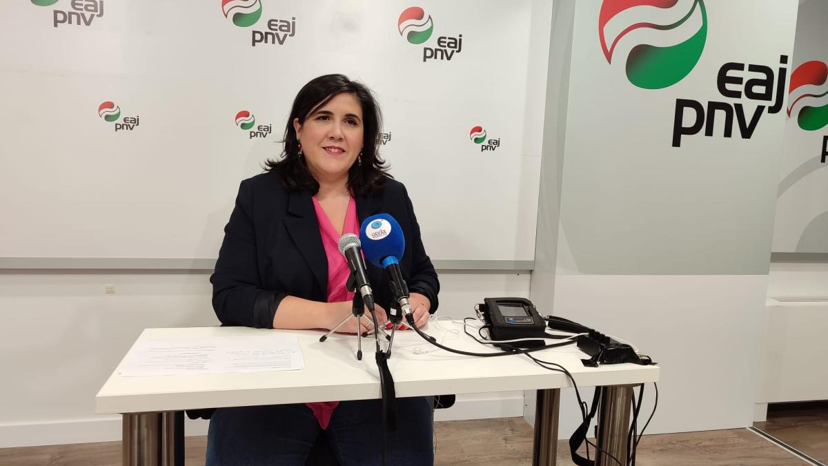 Jone Berriozabal, presidenta del Araba Buru Batzar. ONDA VASCA