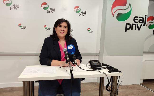 Jone Berriozabal, presidenta del Araba Buru Batzar. ONDA VASCA