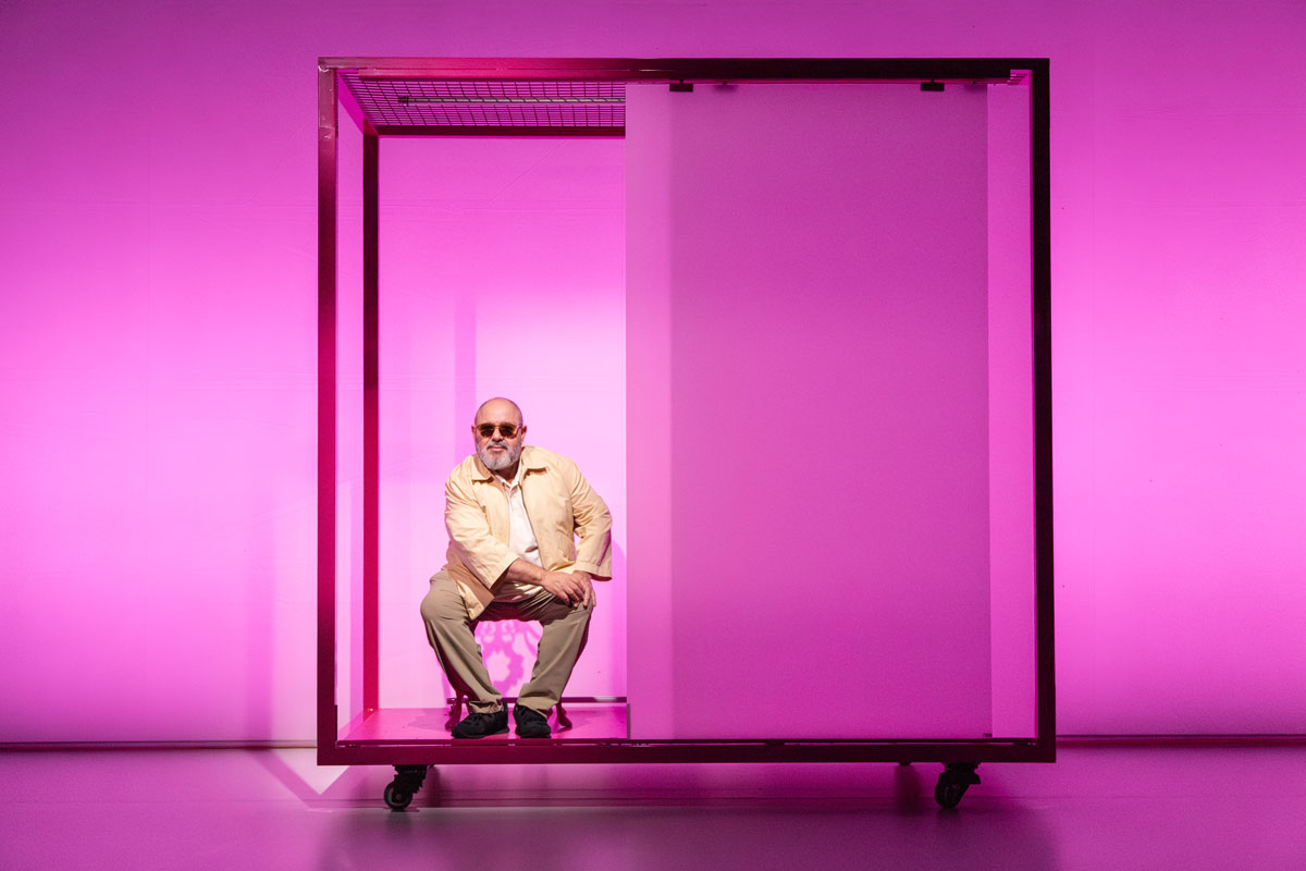 Jorge Calvo en un momento de la obra | Imagen: Foto: Geraldine Leloutre -Teatro Arriaga