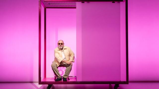 Jorge Calvo en un momento de la obra | Imagen: Foto: Geraldine Leloutre -Teatro Arriaga