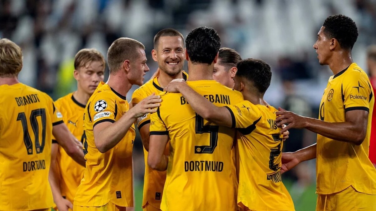 Los jugadores del Dortmund celebran uno de los doles marcados esta temporada. / WWW.BVB.DE