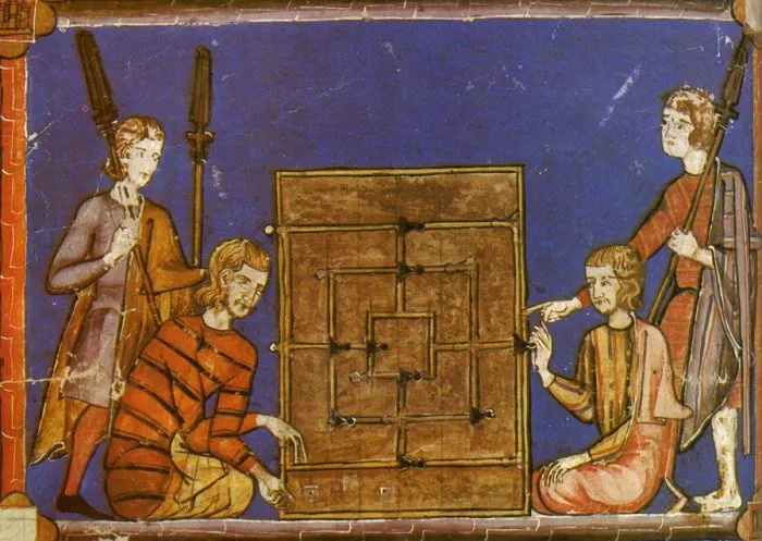 Juego de mesa medieval