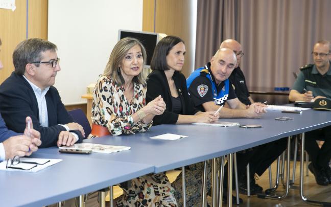 La alcaldesa, Cristina Ibarrola, preside la Junta de Protección Civil. Foto: Ayuntamiento de Pamplona La alcaldesa, Cristina Ibarrola, preside la Junta de Protección Civil. Foto: Ayuntamiento de Pamplona