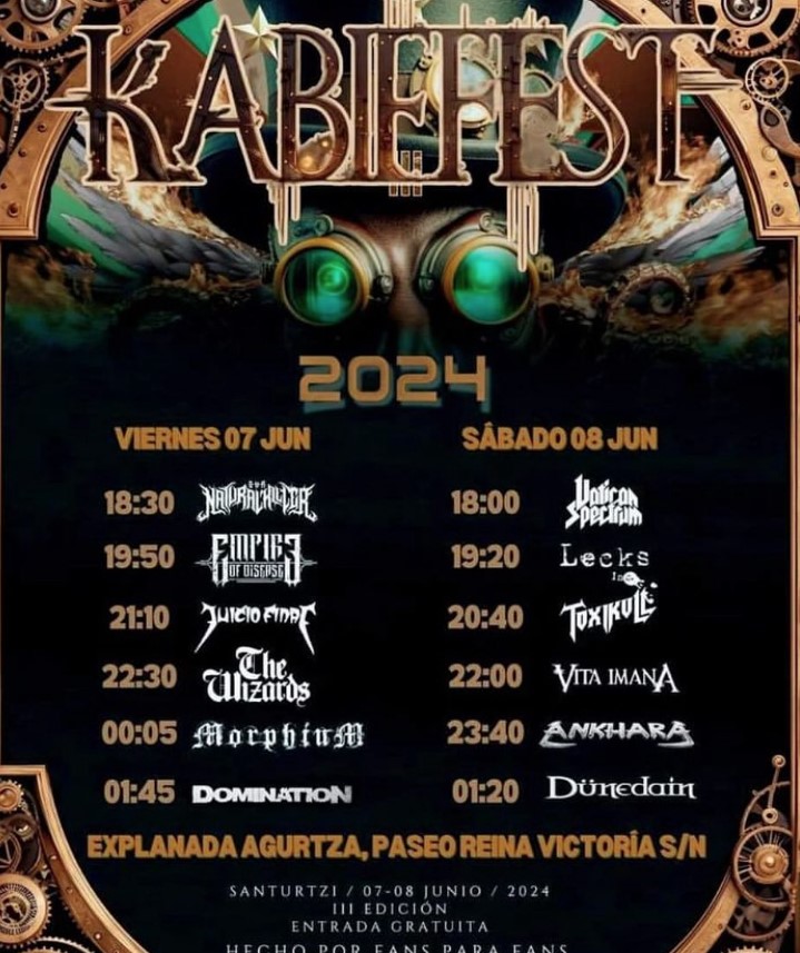 Cartel del Kabiefest 2024. INSTAGRAM