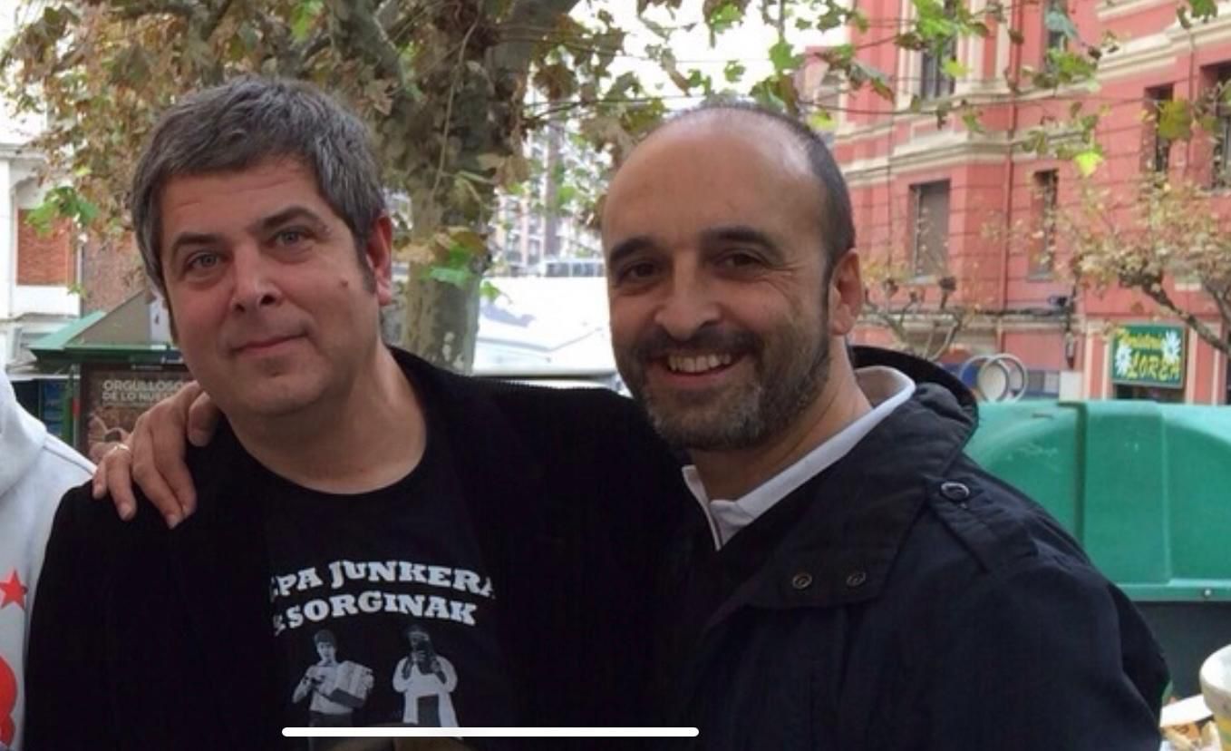 Kepa Junkera con Fernando Lorenzo