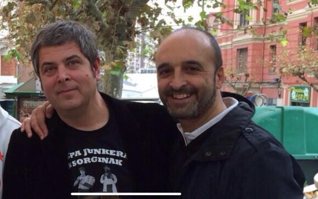 Kepa Junkera con Fernando Lorenzo