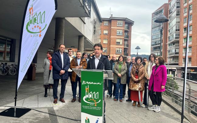 Acto en Basauri sobre la Ciudad Europea del Deporte 2024