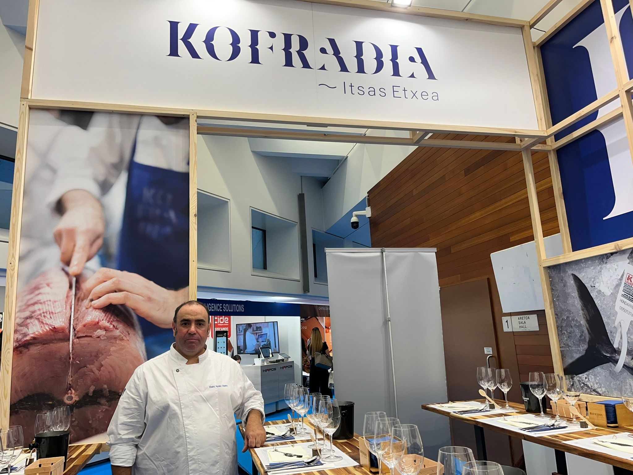 El chef ejecutivo de Itxas Etxea, Ekaitz Apraiz. 