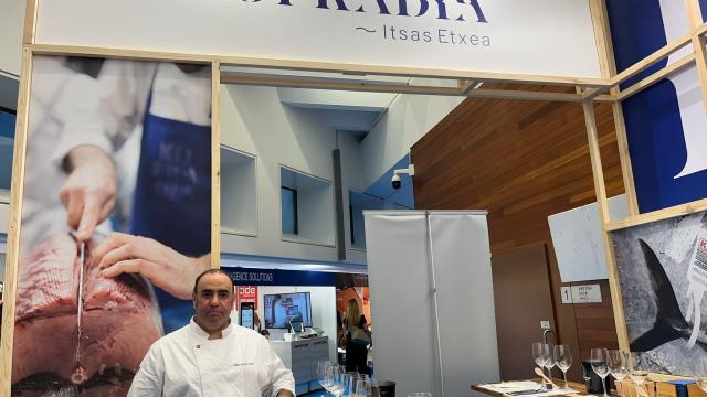 El chef ejecutivo de Itxas Etxea, Ekaitz Apraiz. 