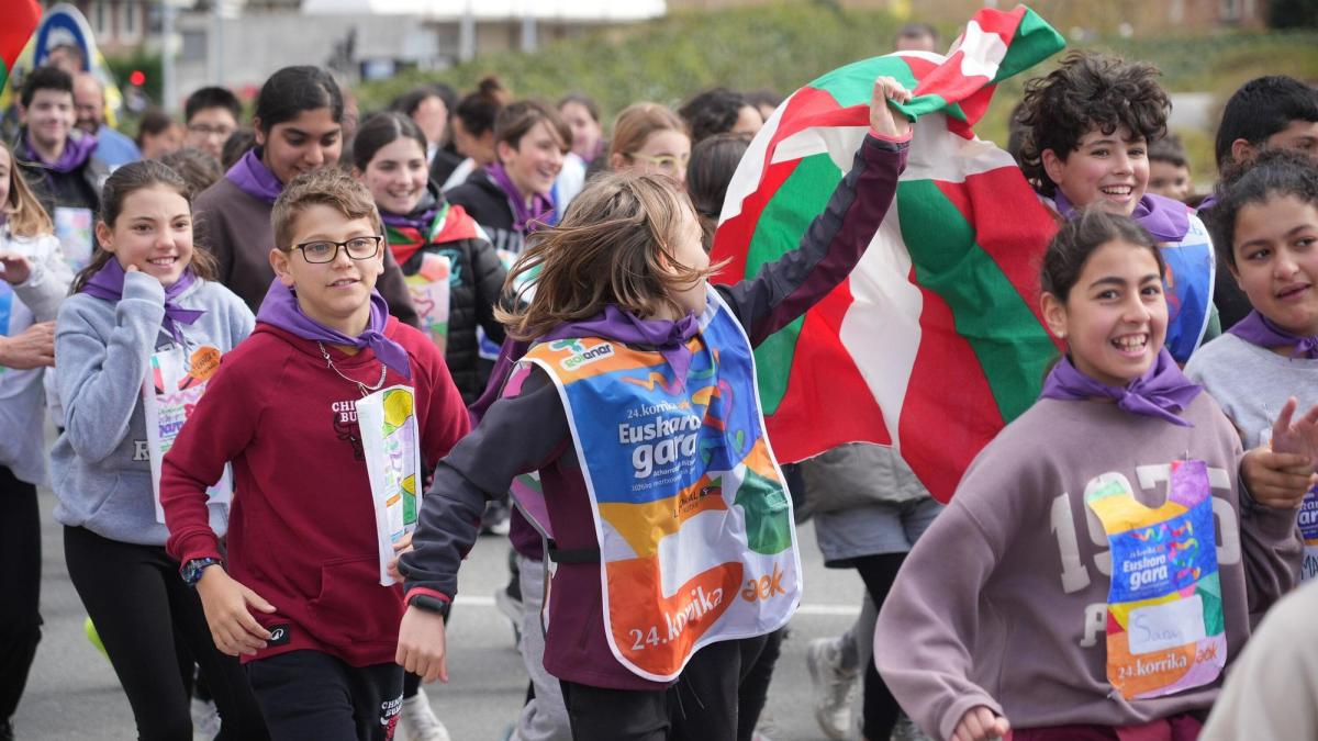 Korrika Txiki a su paso por Gasteiz Jorge Muñoz