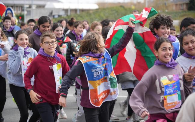 Korrika Txiki a su paso por Gasteiz Jorge Muñoz