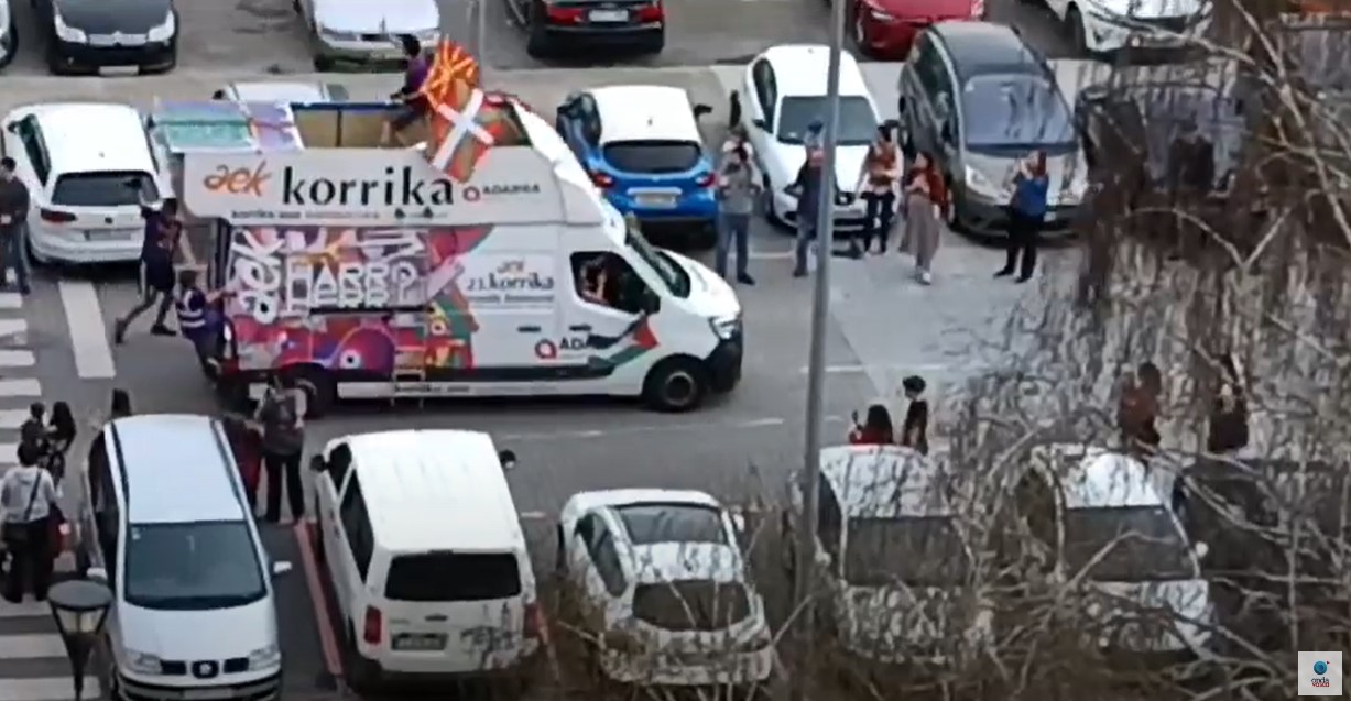 Un momento de la grabación que se ha viralizado en redes