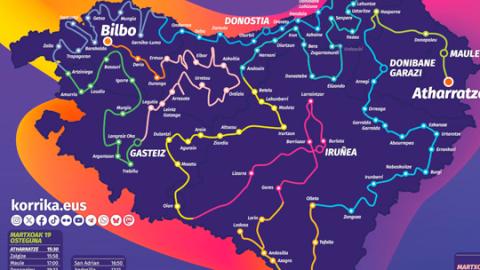 Recorrido Korrika 2026. AEK