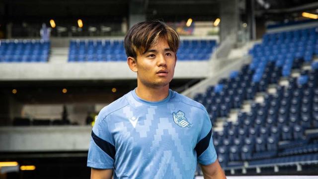 Kubo llegará con el tiempo justo para jugar contra el Celta. REAL SOCIEDAD