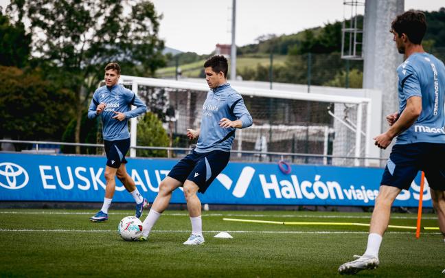 La Real prepara el partido del sábado contra el Betis. REAL SOCIEDAD