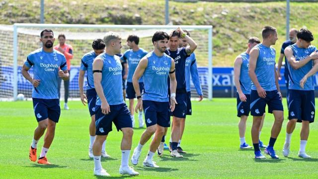 La Real Sociedad inicia esta mañana la semana de entrenamientos en Zubieta. ARNAITZ RUBIO