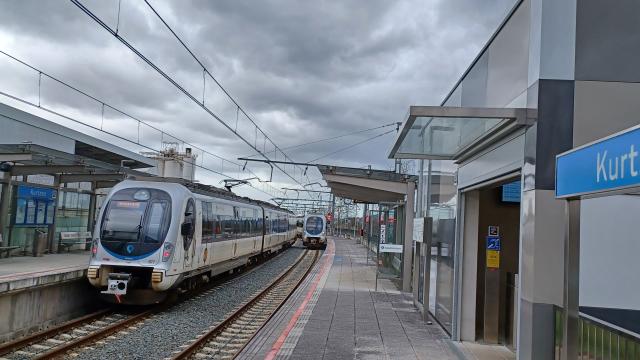 Imagen de la estación de Kurtzea de Euskotren