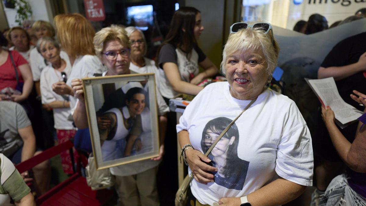 Multitudinario homenaje a Nagore Laffage en Geltoki.DNN